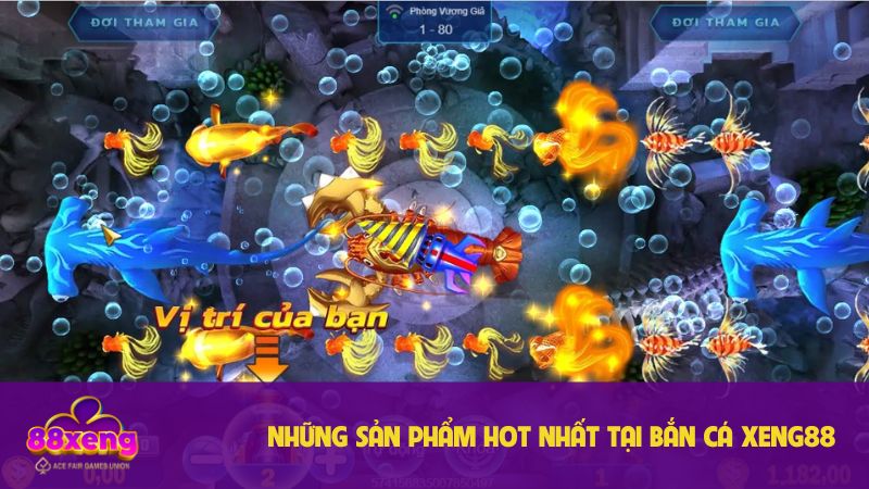 Bắn Cá Xeng88 - Trải Nghiệm Đại Dương Với 3 Game Hot 3 Nhiều tựa game bắn cá chuyên nghiệp, thú vị