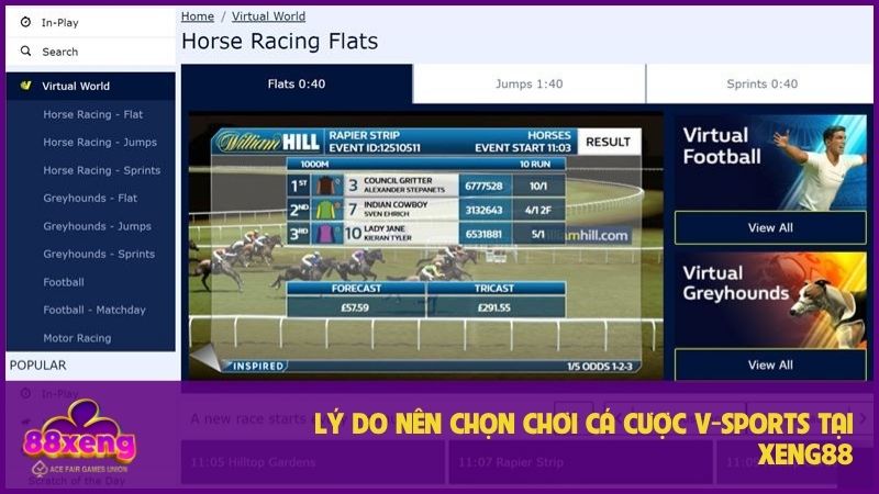 Cược V-Sports – Trải Nghiệm Cá Độ Thể Thao Ảo Đỉnh Cao 2 Nhiều ưu điểm khi tham gia chơi V-Sports tại cổng game