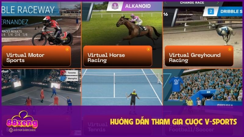 Cược V-Sports – Trải Nghiệm Cá Độ Thể Thao Ảo Đỉnh Cao 3 Các bước tham gia chơi V-Sports tại cổng game