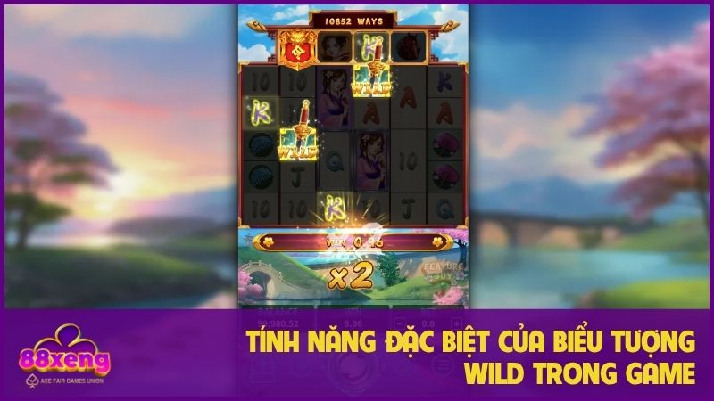 Khám phá Slot Mulan: Luật chơi & cách săn hũ với 32400 dòng thắng 3 Tính năng đặc biệt của biểu tượng wild trong game